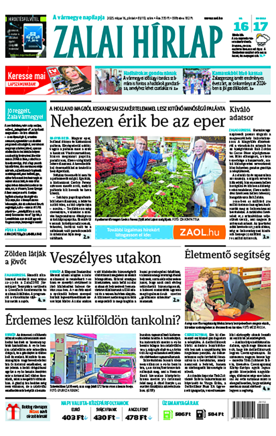 Lapszám: 2025.05.16. + melléklet