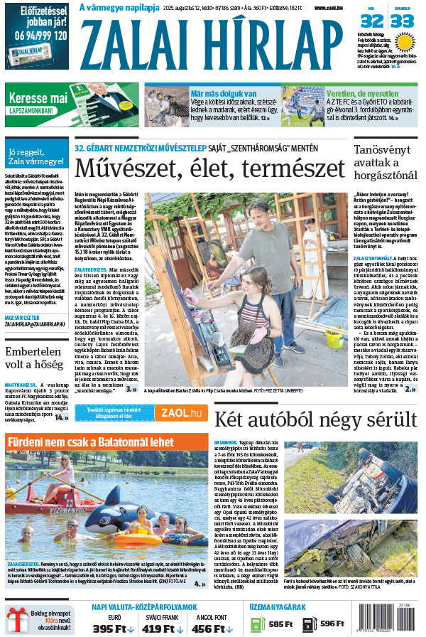 Lapszám: 2025.08.12.
