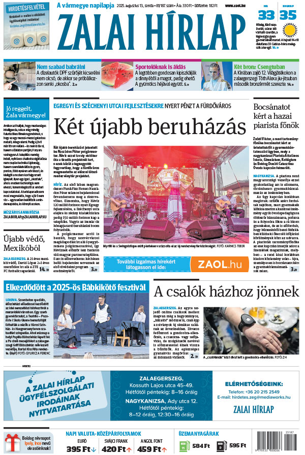 Lapszám: 2025.08.13.