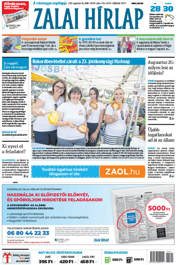 Lapszám: 2025.08.18.
