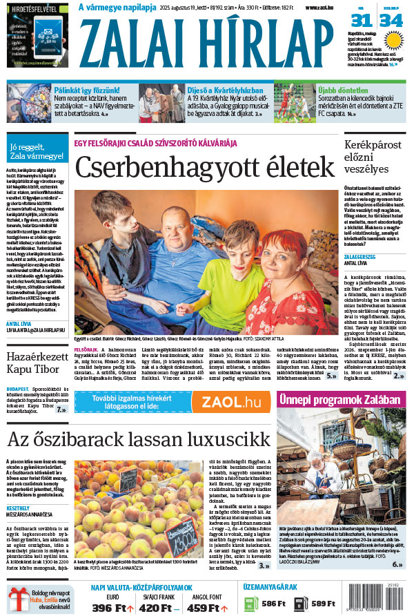 Lapszám: 2025.08.19.