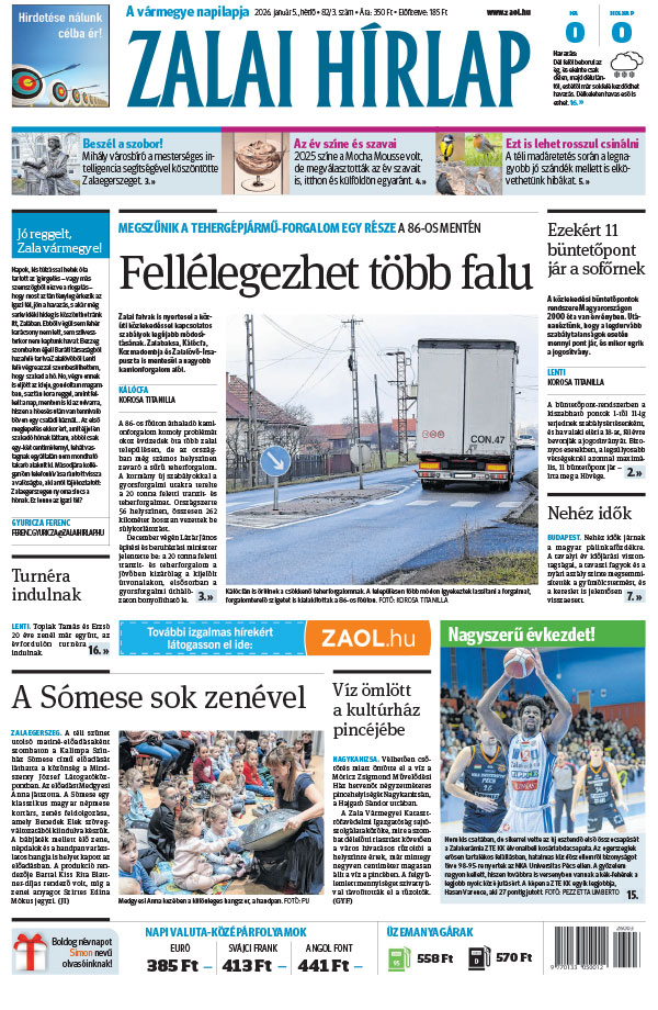 Lapszám: 2026. 01. 05.