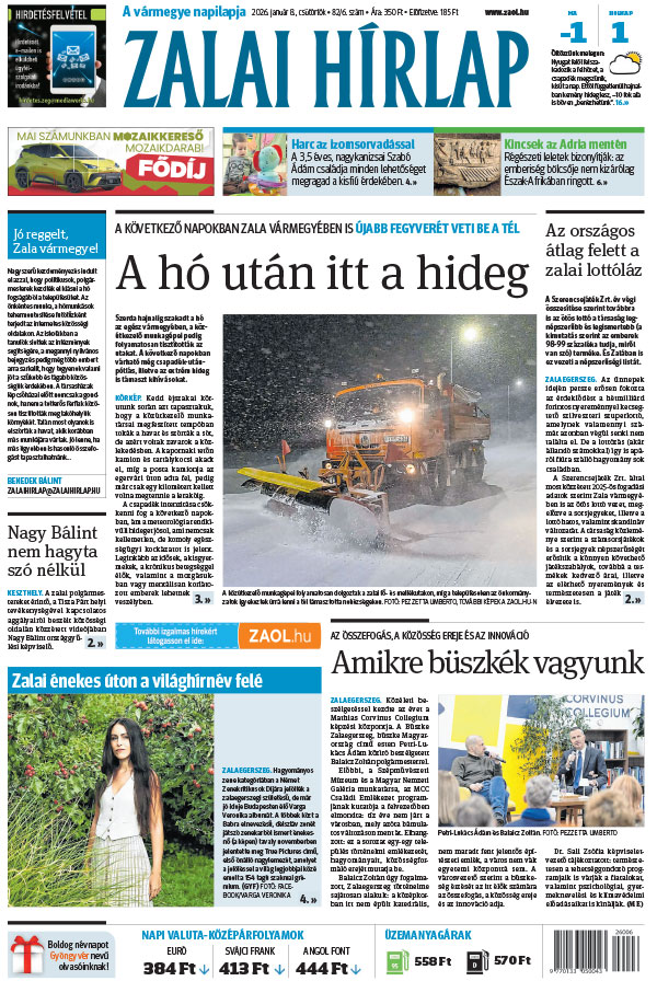 Lapszám: 2026. 01. 08.