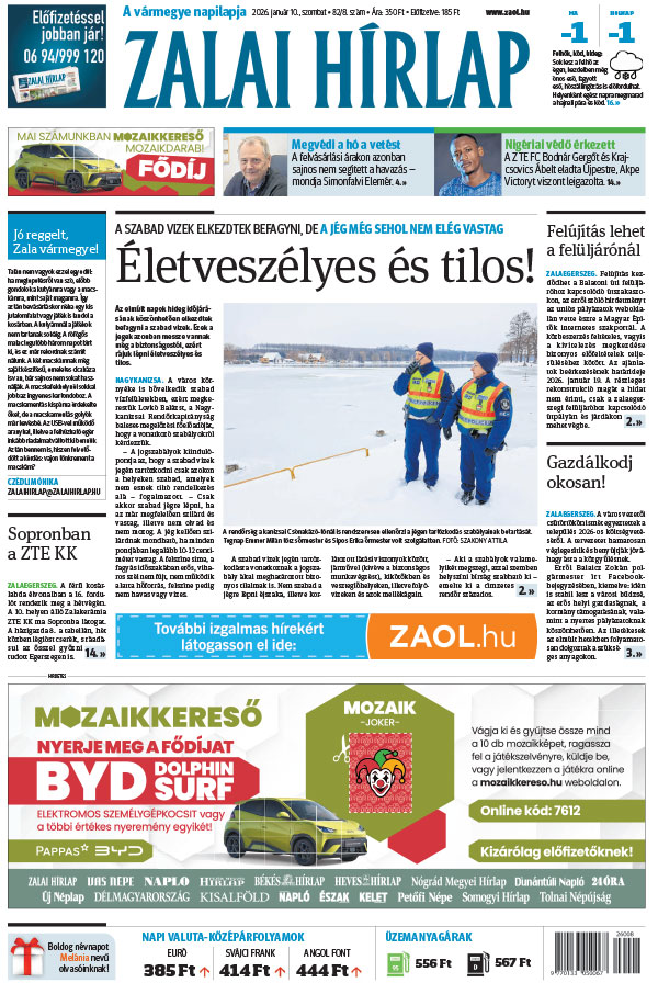 Lapszám: 2026. 01. 10.