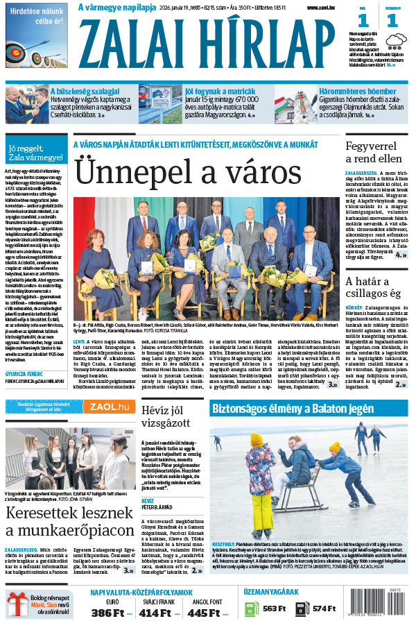 Lapszám: 2026. 01. 19.