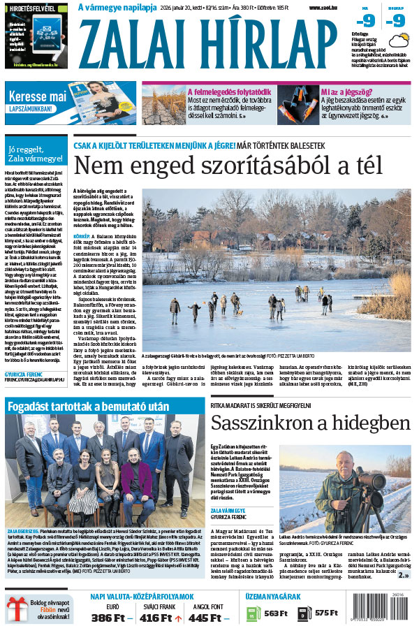 Lapszám: 2026. 01. 20.