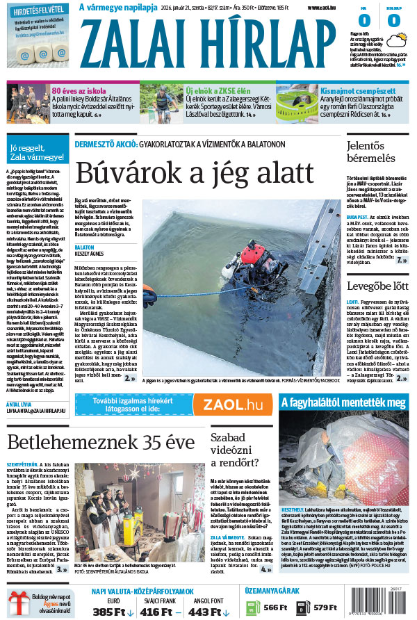 Lapszám: 2026. 01. 21.
