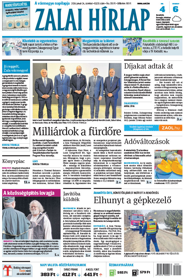 Lapszám: 2026. 01. 24.