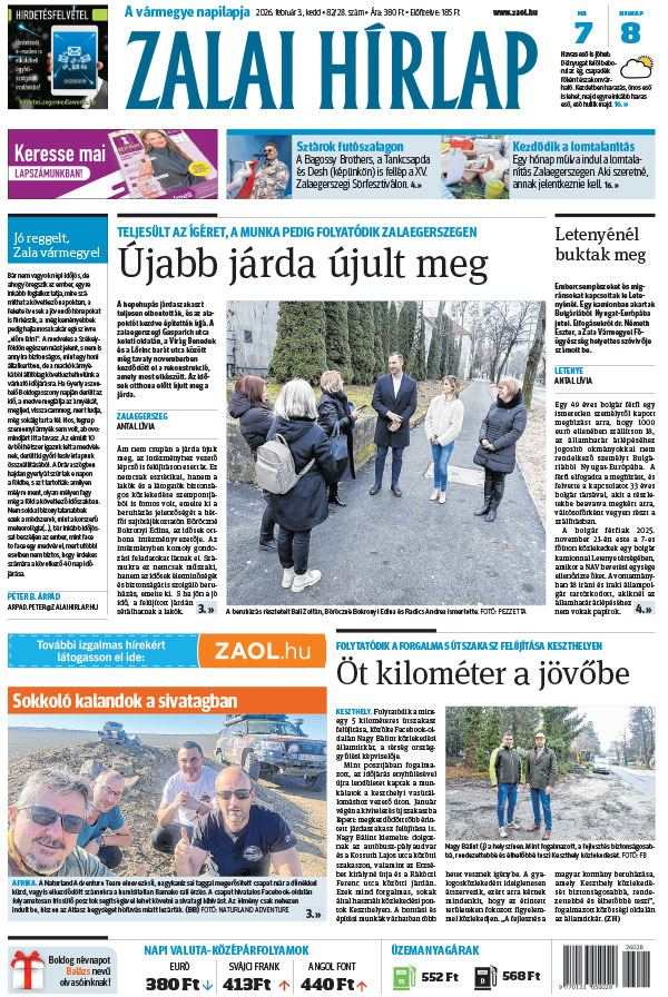 Lapszám: 2026. 02. 03.