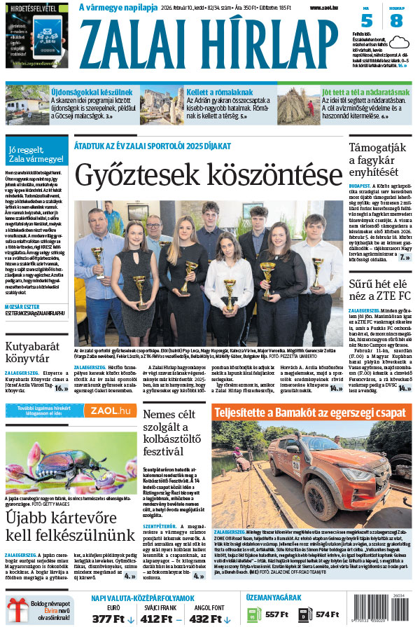 Lapszám: 2026. 02. 10.