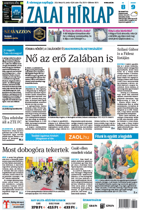 Lapszám: 2026. 02. 18.