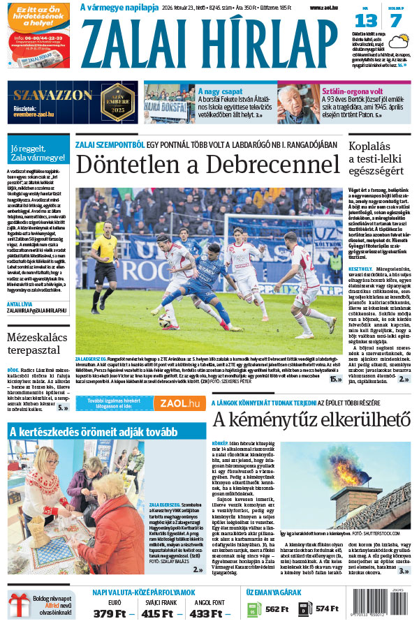 Lapszám: 2026. 02. 23.