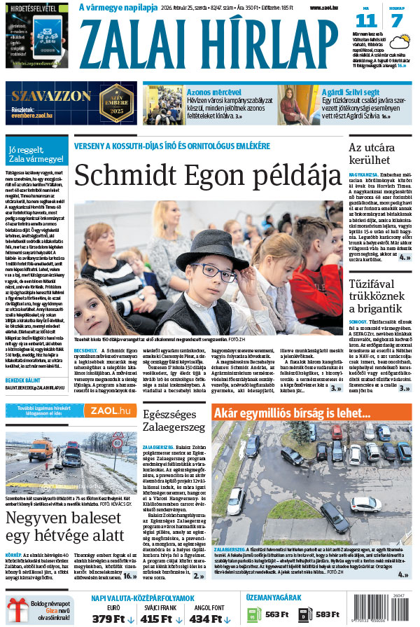 Lapszám: 2026. 02. 25.