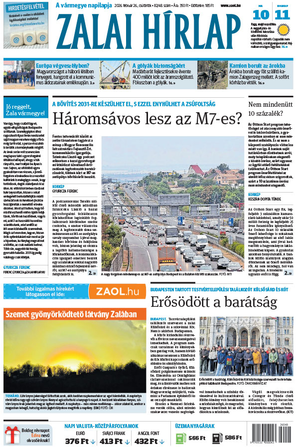 Lapszám: 2026. 02. 26.