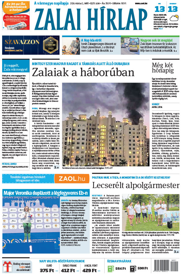 Lapszám: 2026. 03. 02.