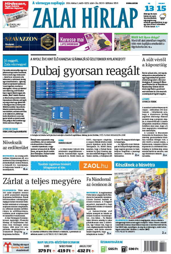 Lapszám: 2026. 03. 03.