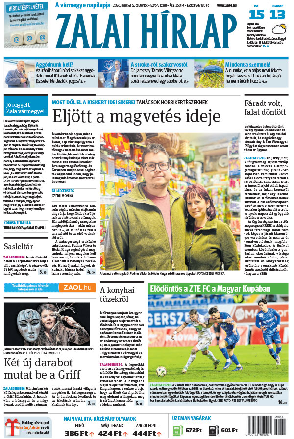 Lapszám: 2026. 03. 05.