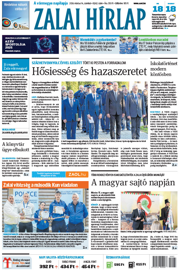 Lapszám: 2026. 03. 14.