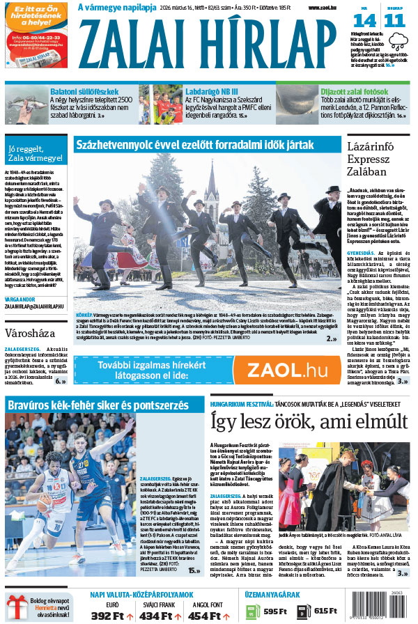Lapszám: 2026. 03. 16.