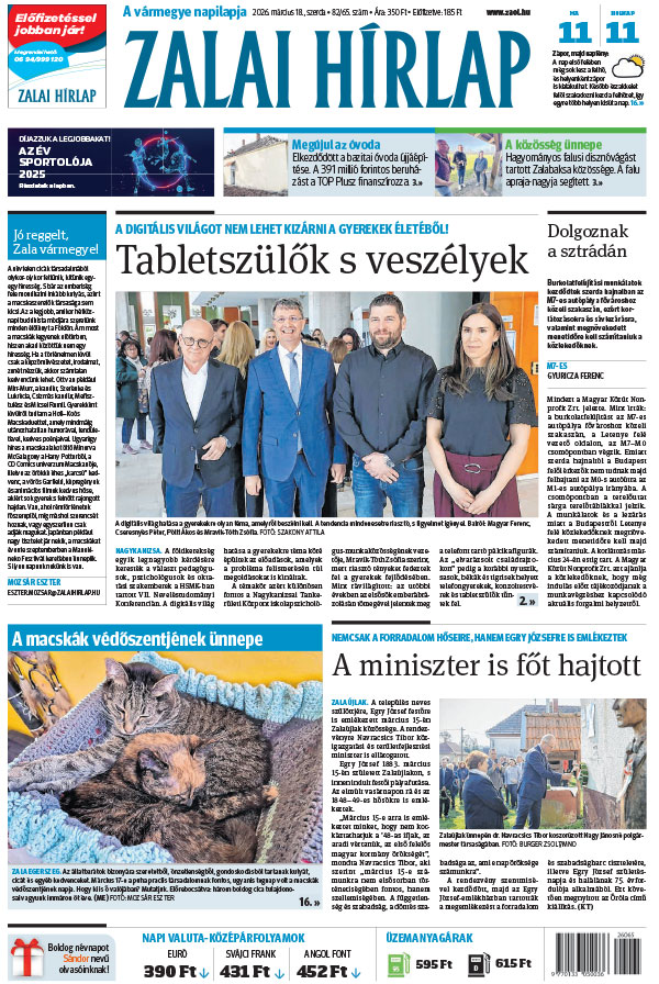 Lapszám: 2026. 03. 18.