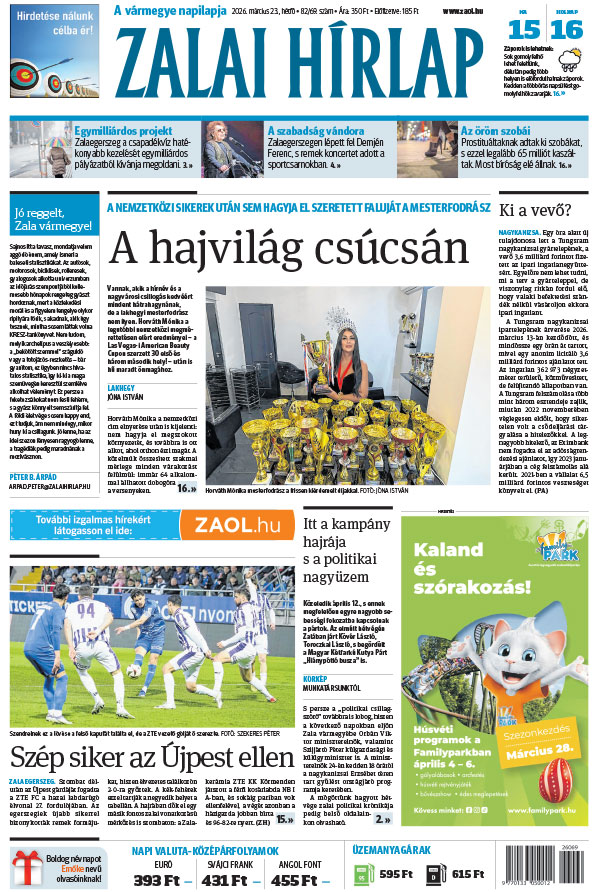 Lapszám: 2026. 03. 23.