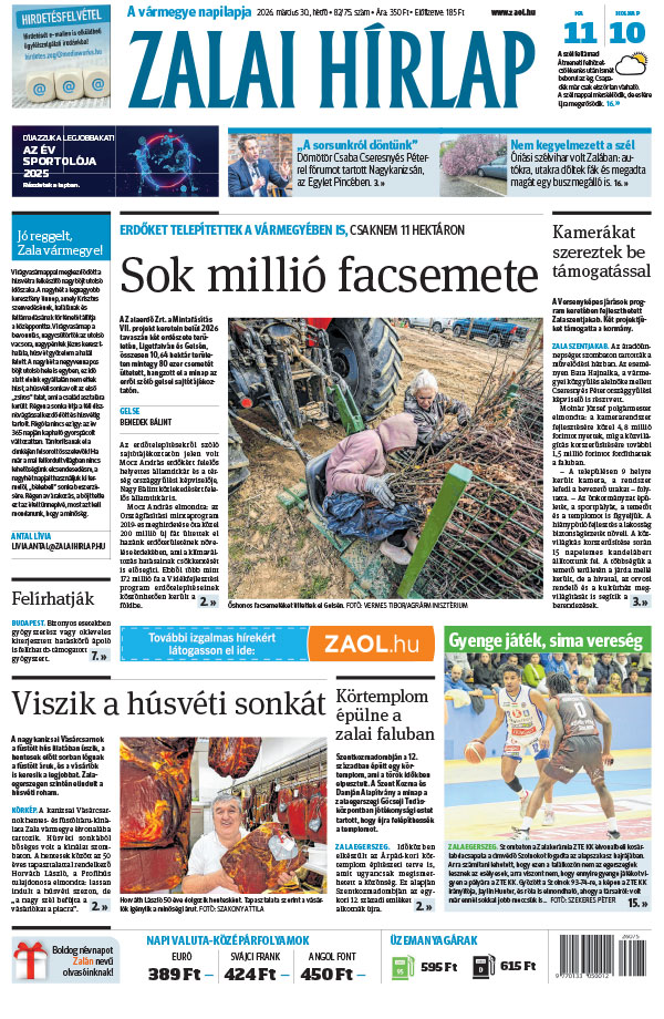 Lapszám: 2026. 03. 30.