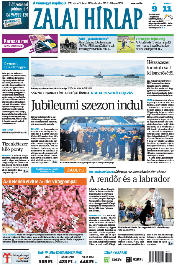 Lapszám: 2026. 03. 31.