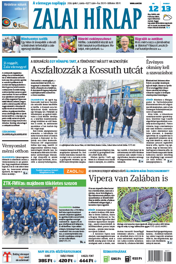 Lapszám: 2026. 04. 01.
