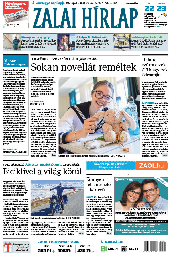 Lapszám: 2026. 05. 05.