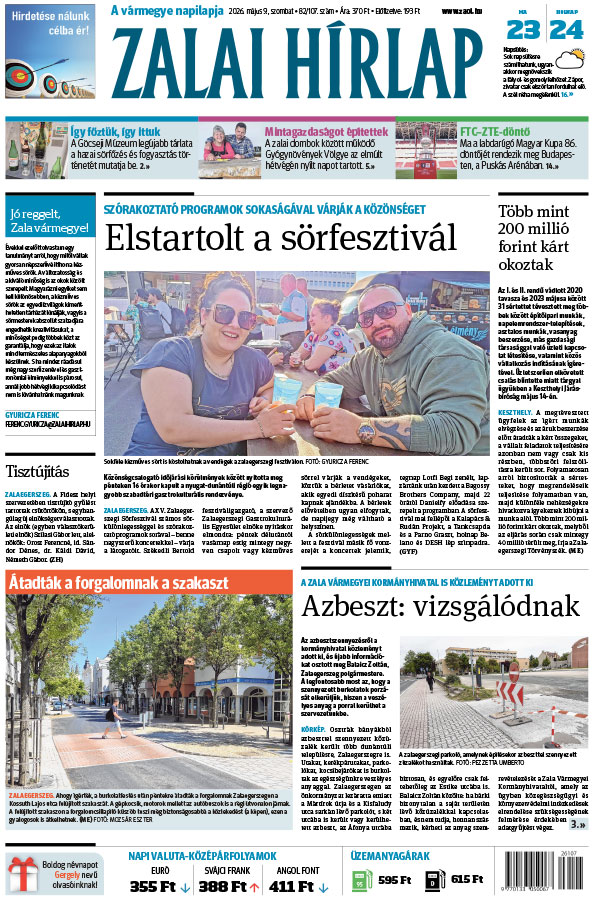 Lapszám: 2026. 05. 09.
