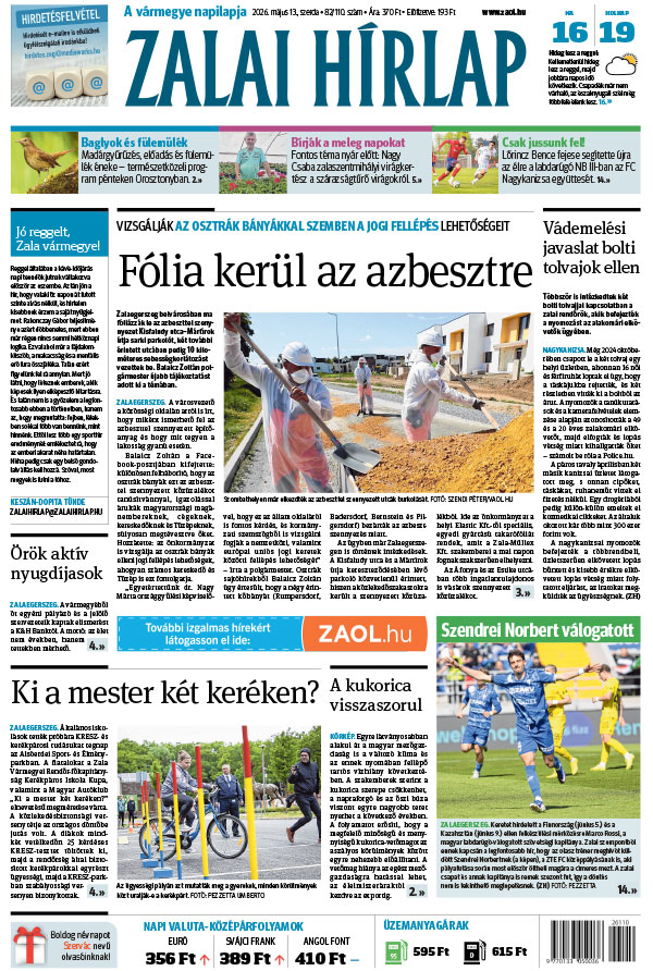 Lapszám: 2026. 05. 13.