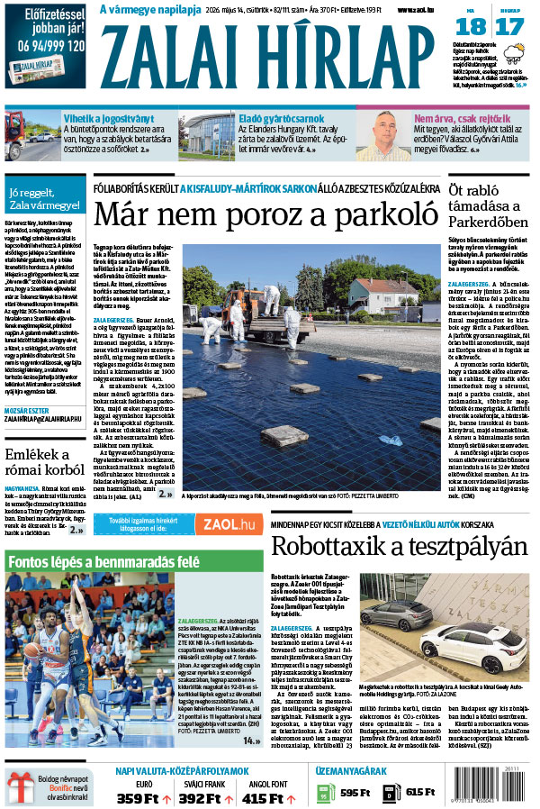 Lapszám: 2026. 05. 14.