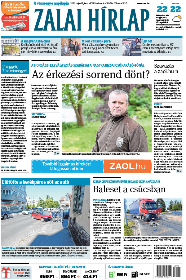 Lapszám: 2026. 05. 19.