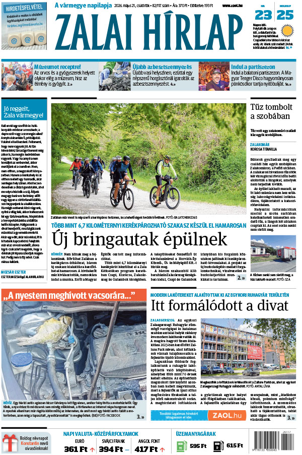 Lapszám: 2026. 05. 21.
