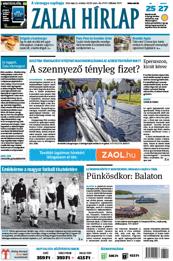 Lapszám: 2026. 05. 23.
