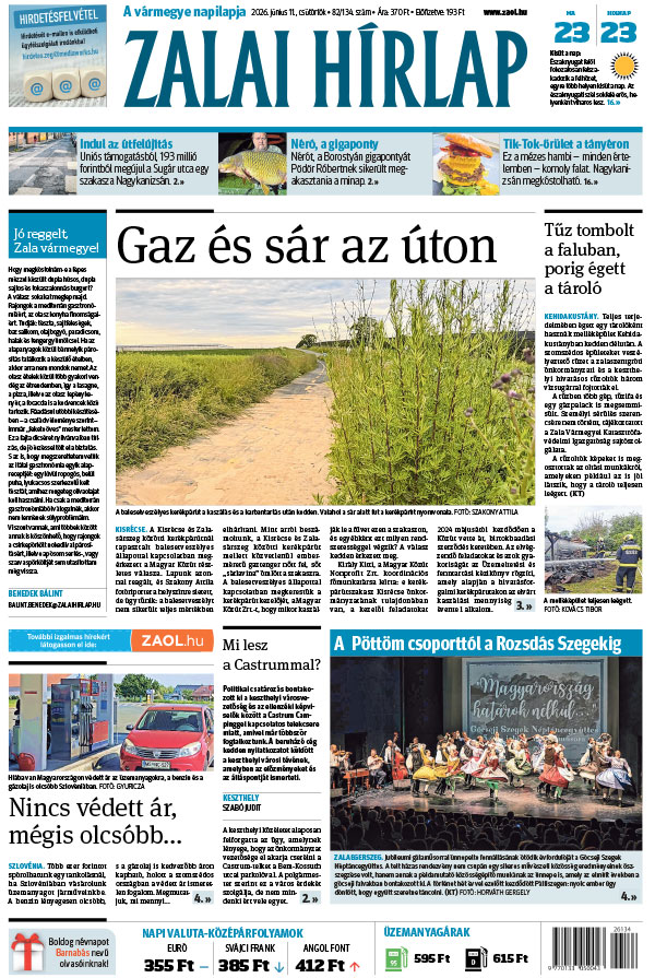 Lapszám: 2026. 06. 11.