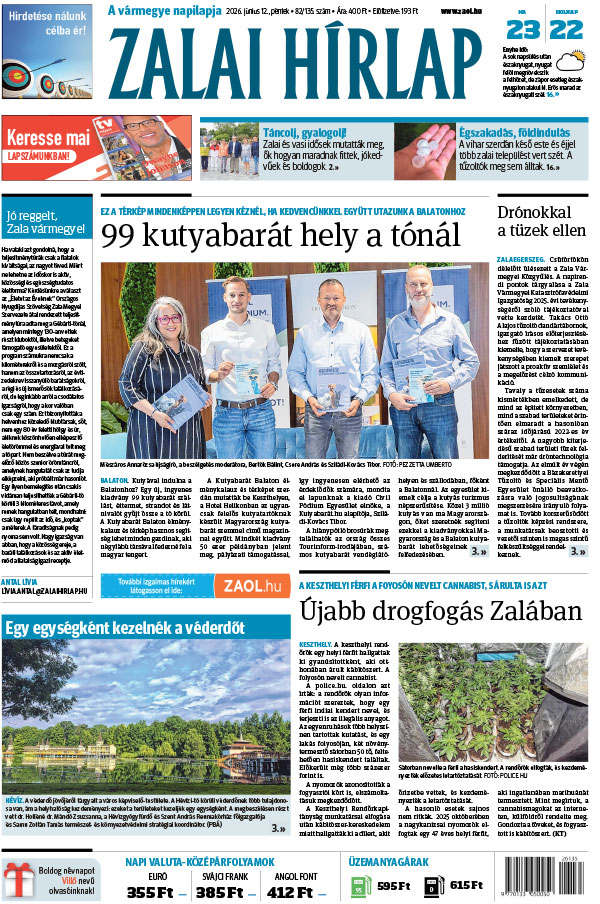 Lapszám: 2026. 06. 12. + MELLÉKLET