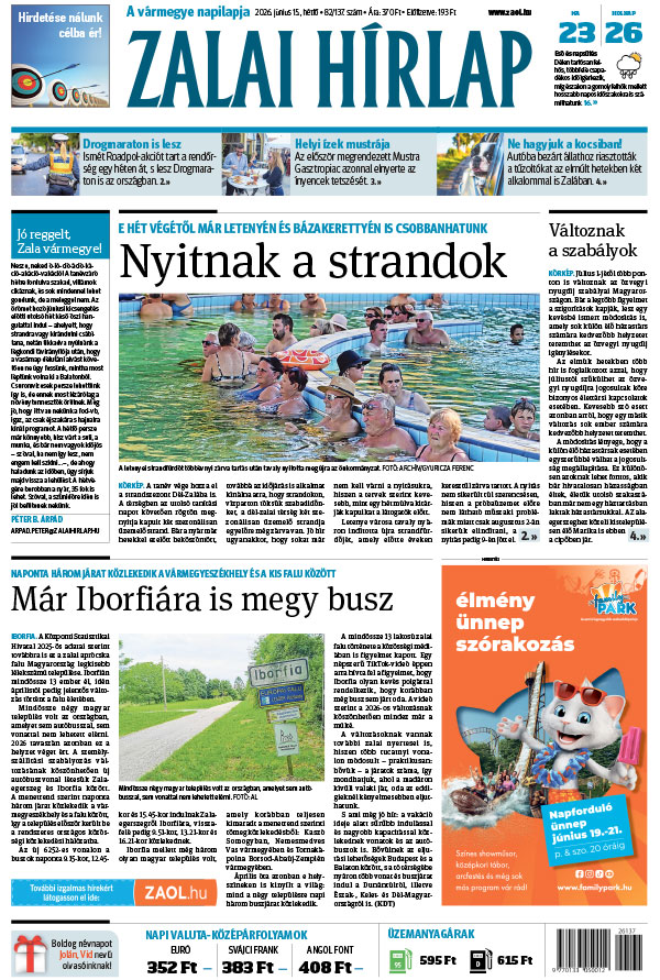 Lapszám: 2026. 06. 15.