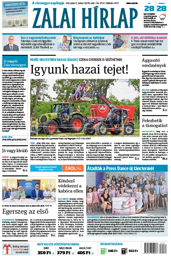 Lapszám: 2026. 06. 17.