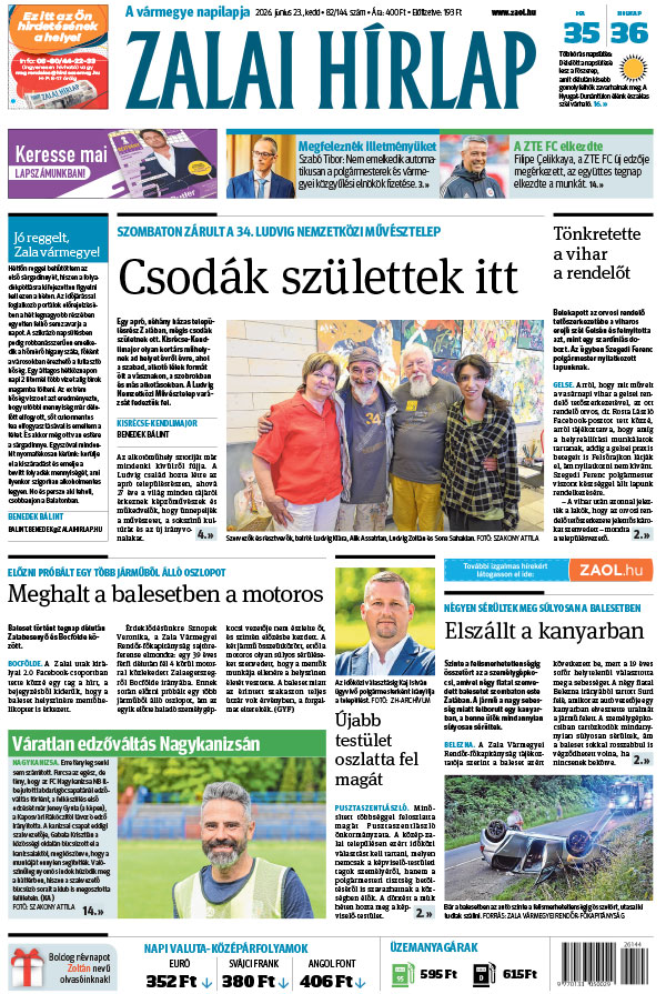 Lapszám: 2026. 06. 23.
