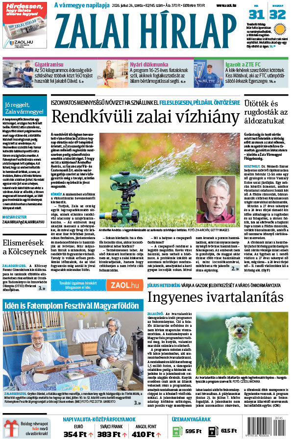 Lapszám: 2026. 06. 24.