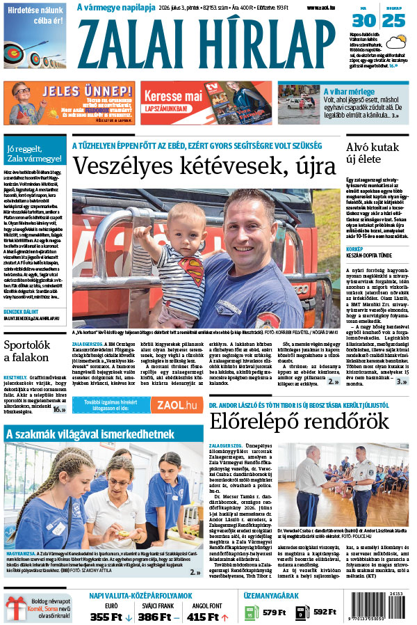 Lapszám: 2026. 07. 03.