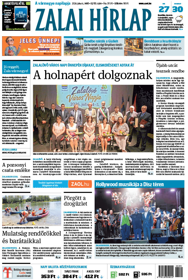 Lapszám: 2026. 07. 06.