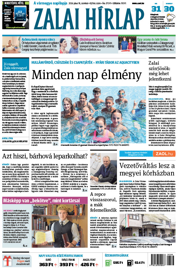 Lapszám: 2026. 07. 18.