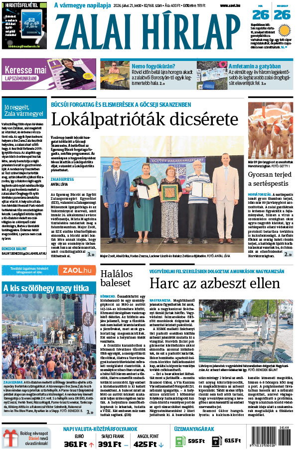 Lapszám: 2026. 07. 21.