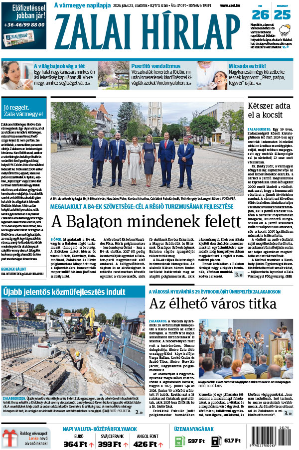 Lapszám: 2026. 07. 23.