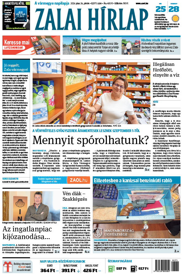 Lapszám: 2026. 07. 24.