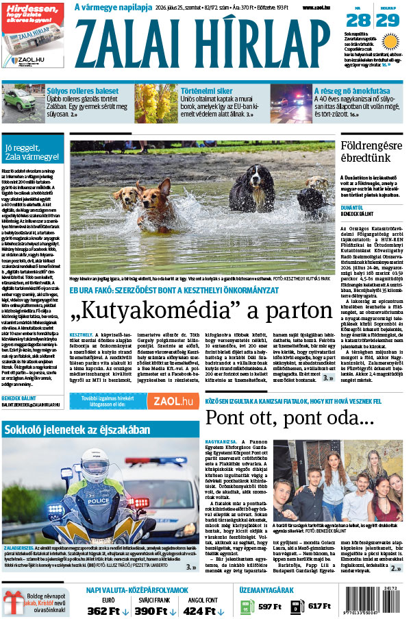Lapszám: 2026. 07. 25.