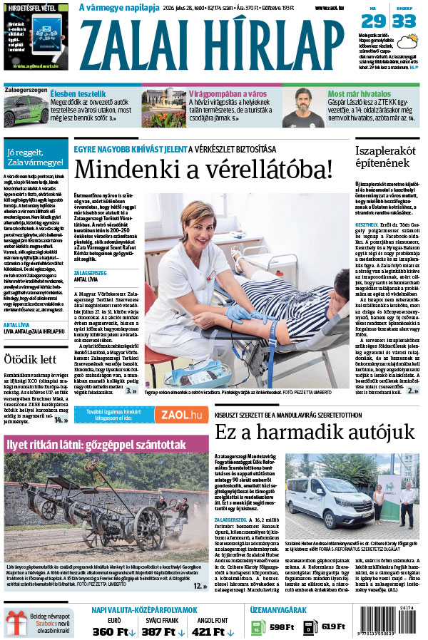Lapszám: 2026. 07. 28.