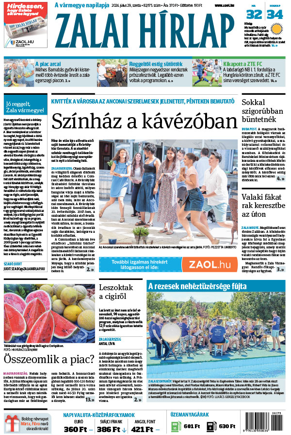 Lapszám: 2026. 07. 29.